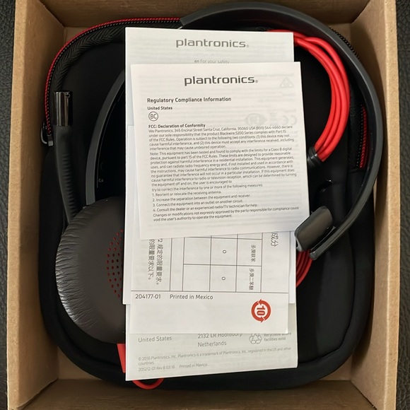 Plantronics Blackwire C5210 Headset New Open Box - Picture 5 of 5